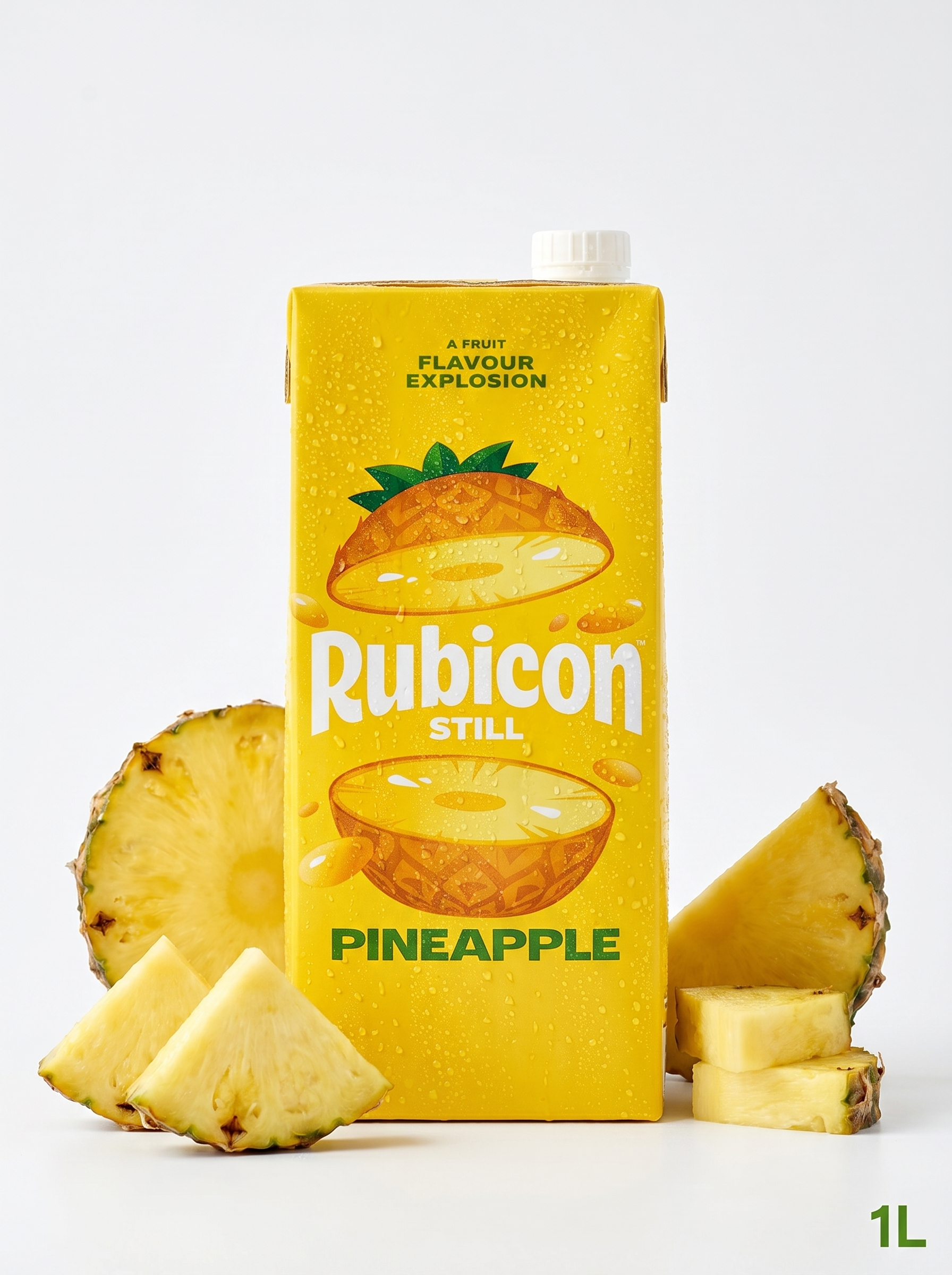 Rubicon Still Pineapple Juice Drink 1 Litre Carton