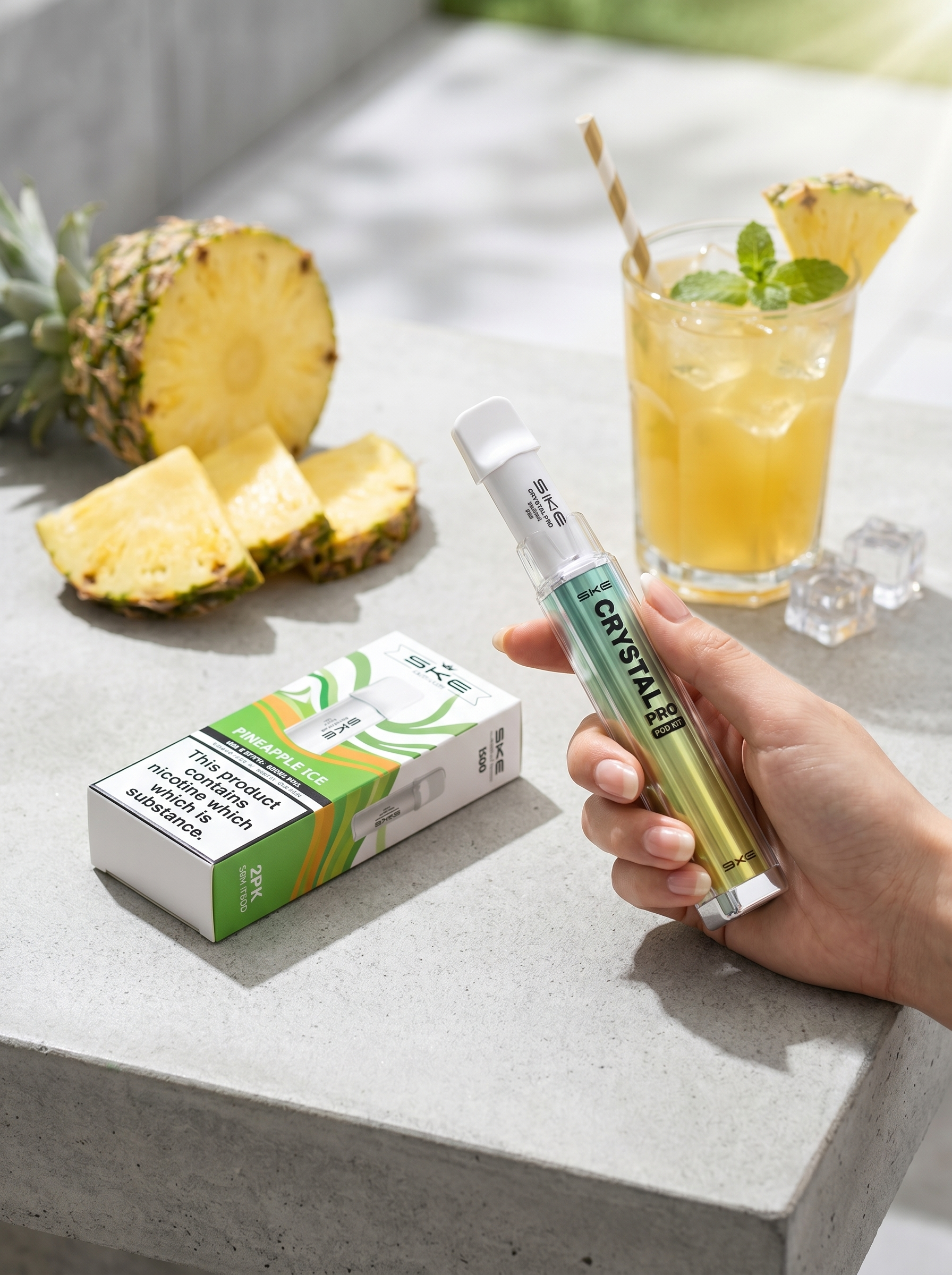 SKE 600 Pro 2 Pineapple Ice Prefilled Pod 20mg/ml