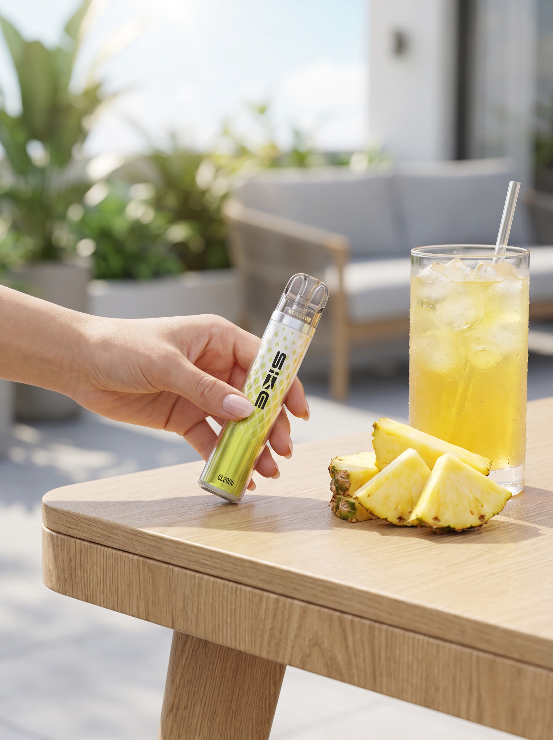 SKE BAR Sour Pineapple Ice Prefilled Vape Kit 20mg/ml