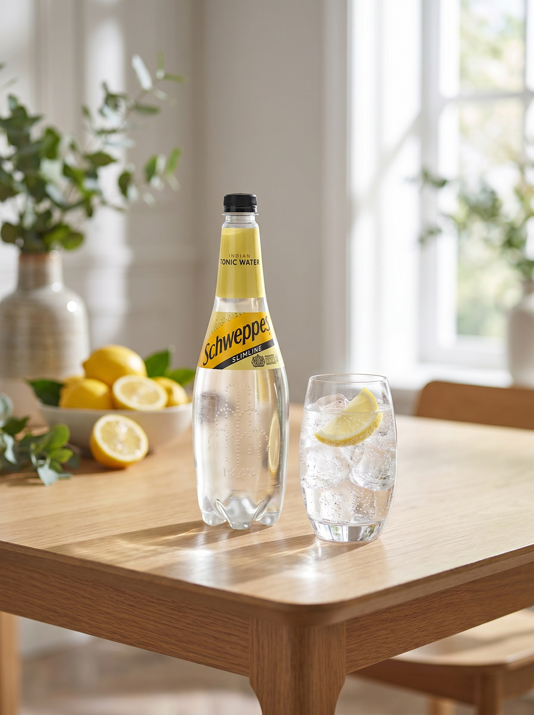 Schweppes Slimline Tonic Water 1L Bottle