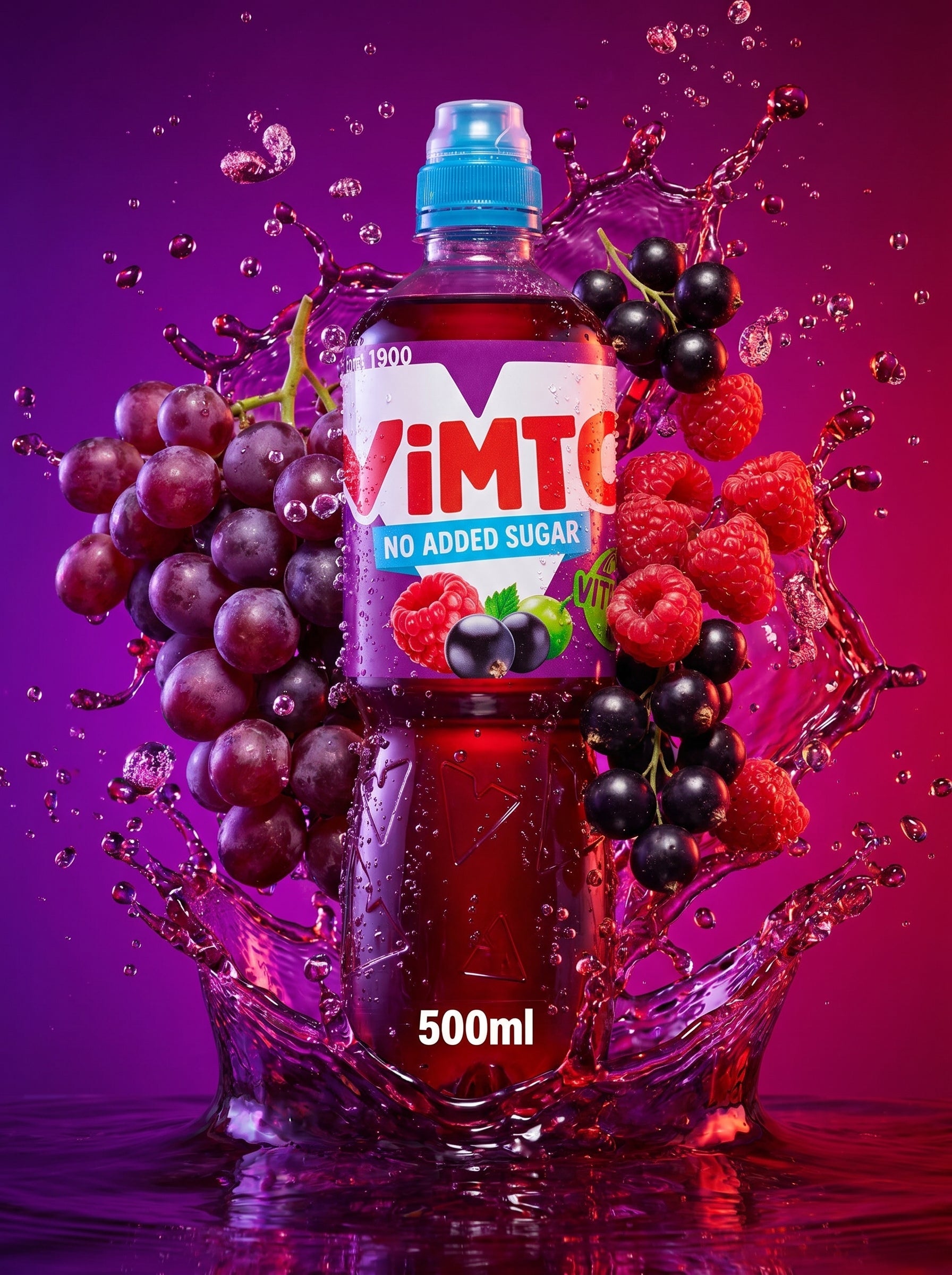 Vimto Original Soft Drink 500ml Bottle