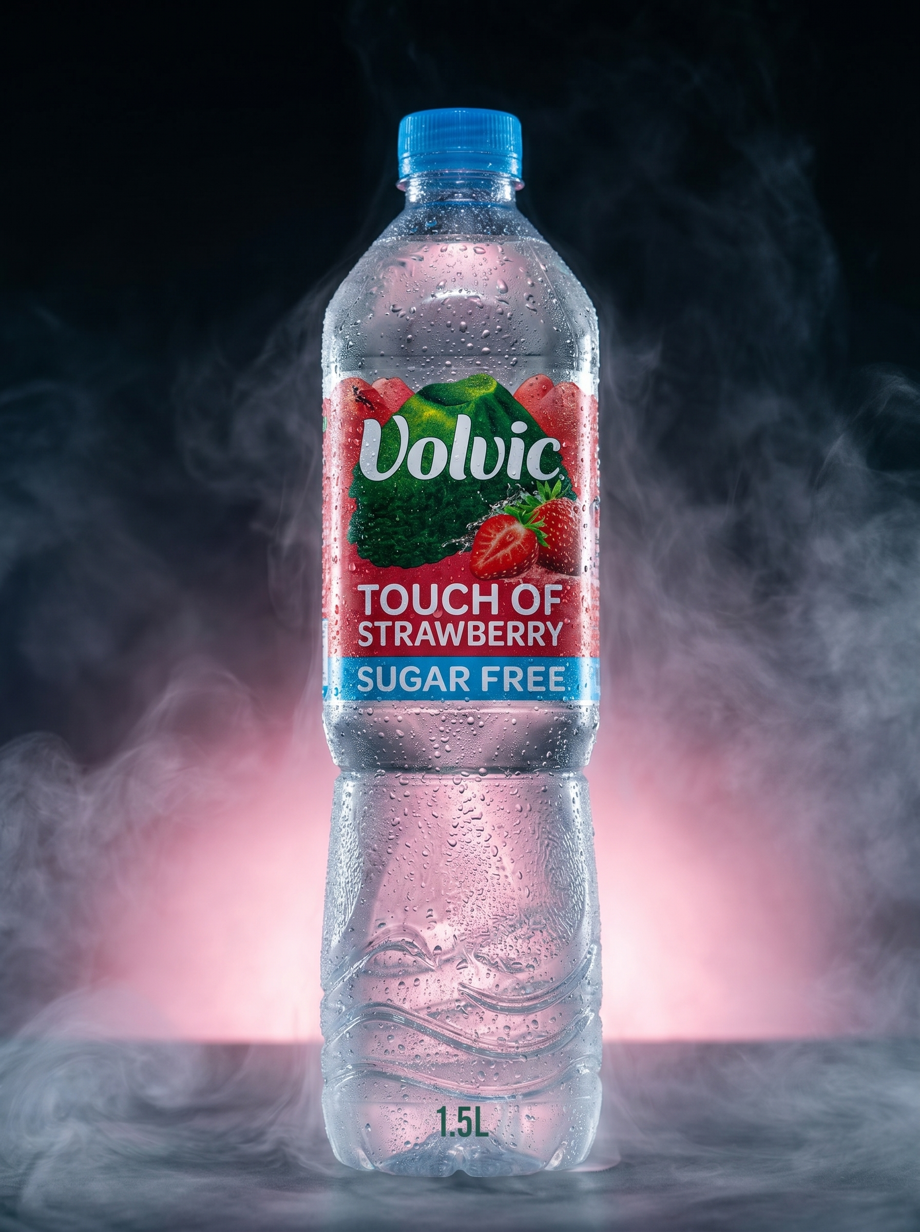 Volvic Touch of Fruit Watermelon Sugar Free Still Flavoured Water 1.5L Bottle