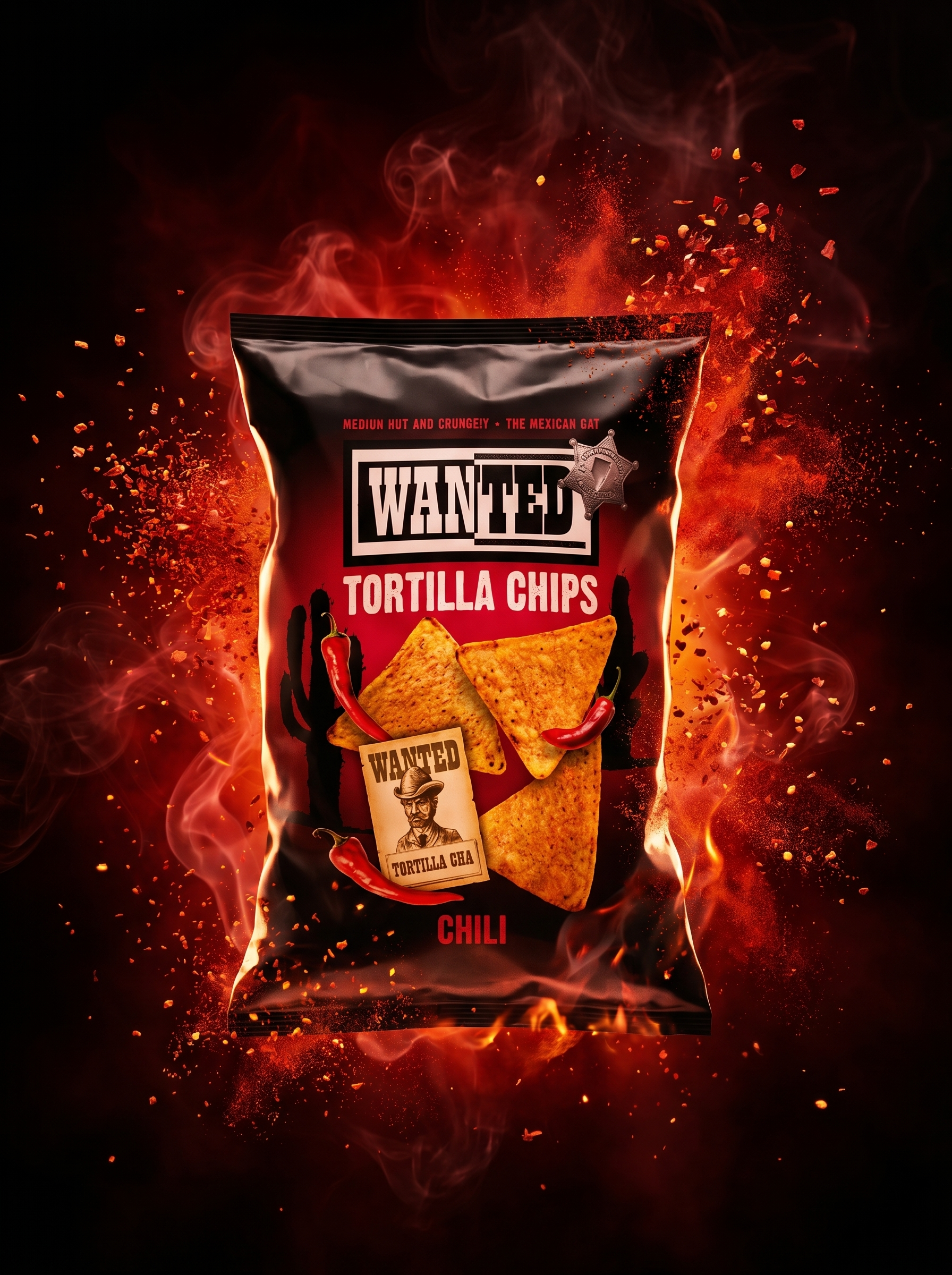 Wanted Tortilla Chips Chilli Flavour
