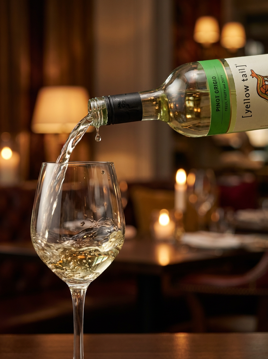 Yellow Tail Pinot Grigio 750ml – Crisp Australian White Wine