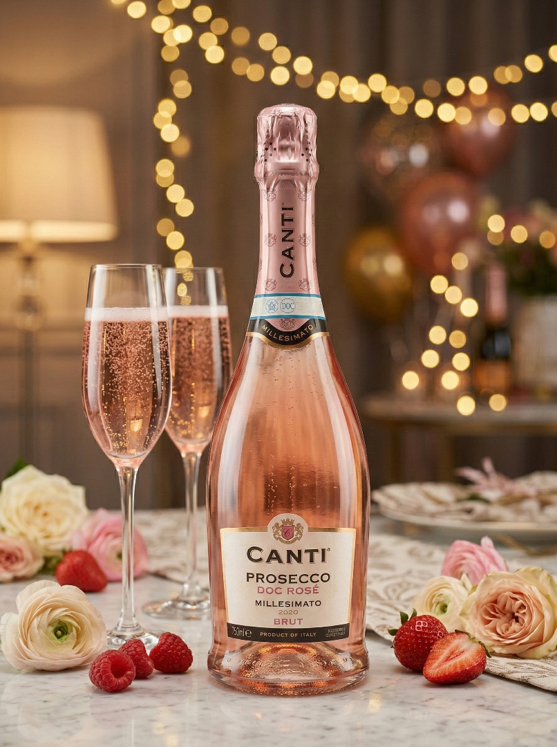 Canti Prosecco Rosé 750ml – Italian Sparkling Rosé Wine