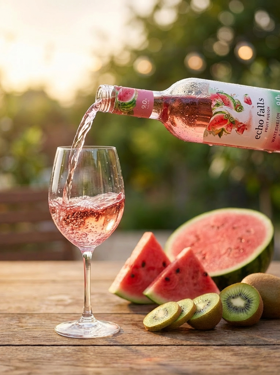 Echo Falls Watermelon & Kiwi Flavoured Wine Drink 750ml