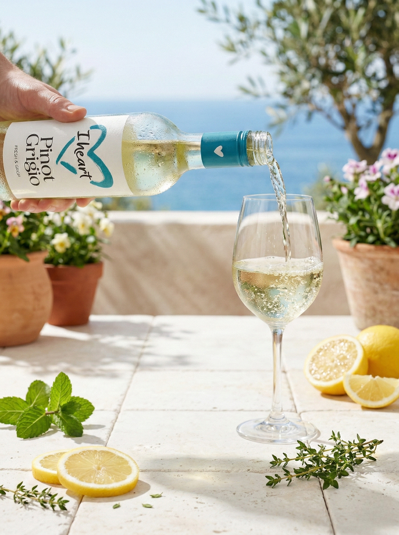 I Heart Pinot Grigio 750ml – Crisp Italian White Wine