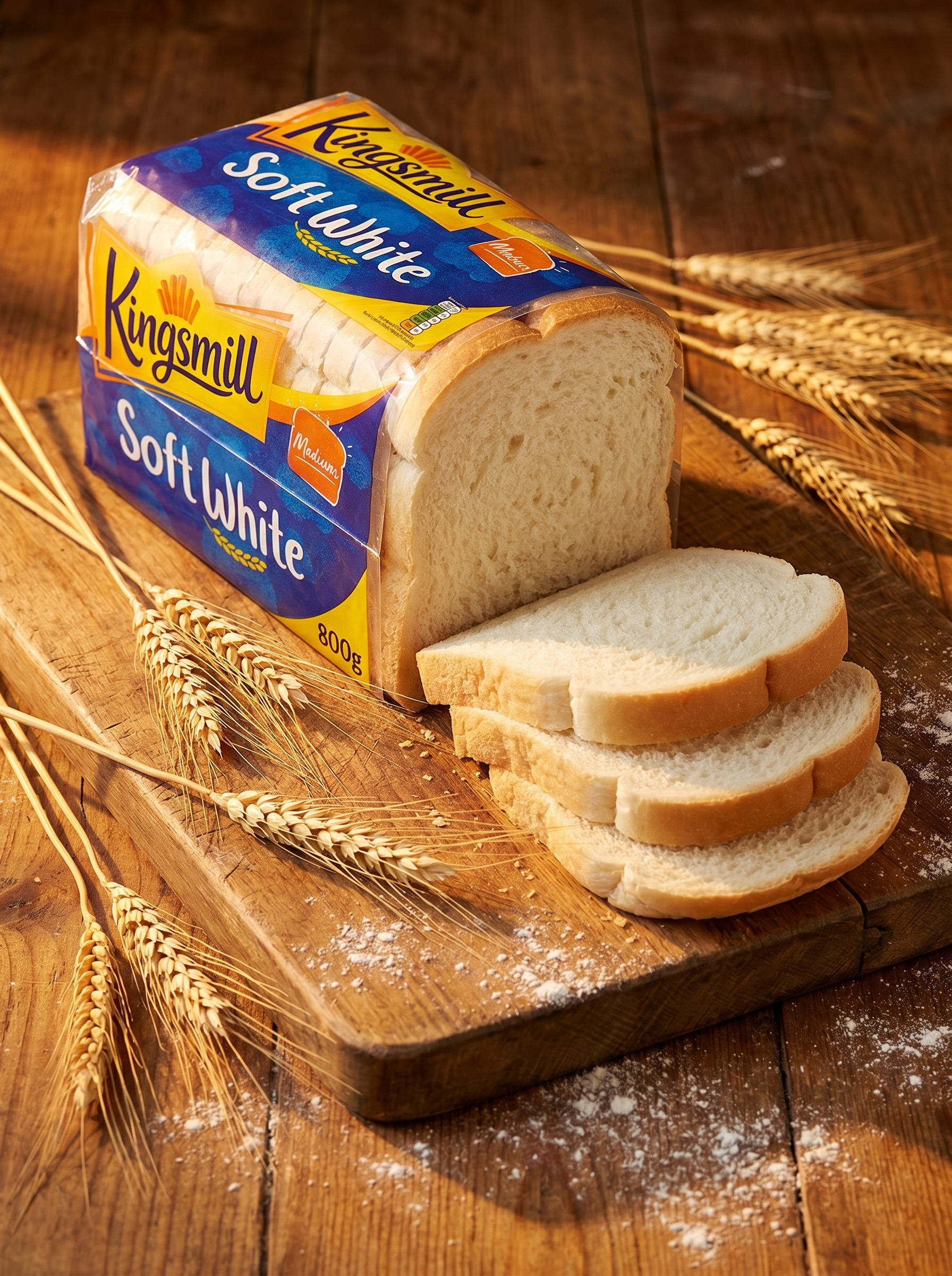 Kingsmill Soft White Medium Bread 800g