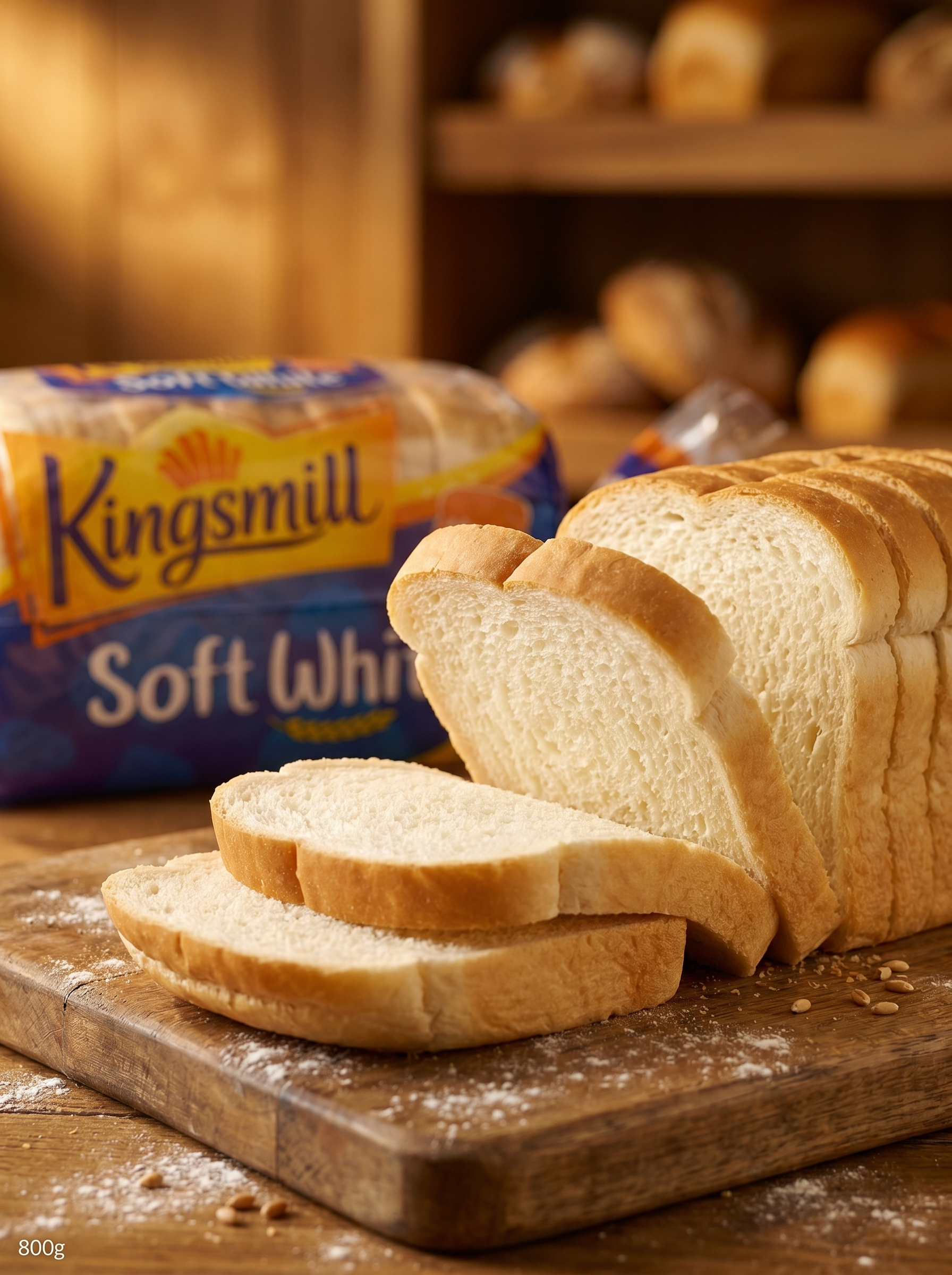 Kingsmill Soft White Medium Bread 800g