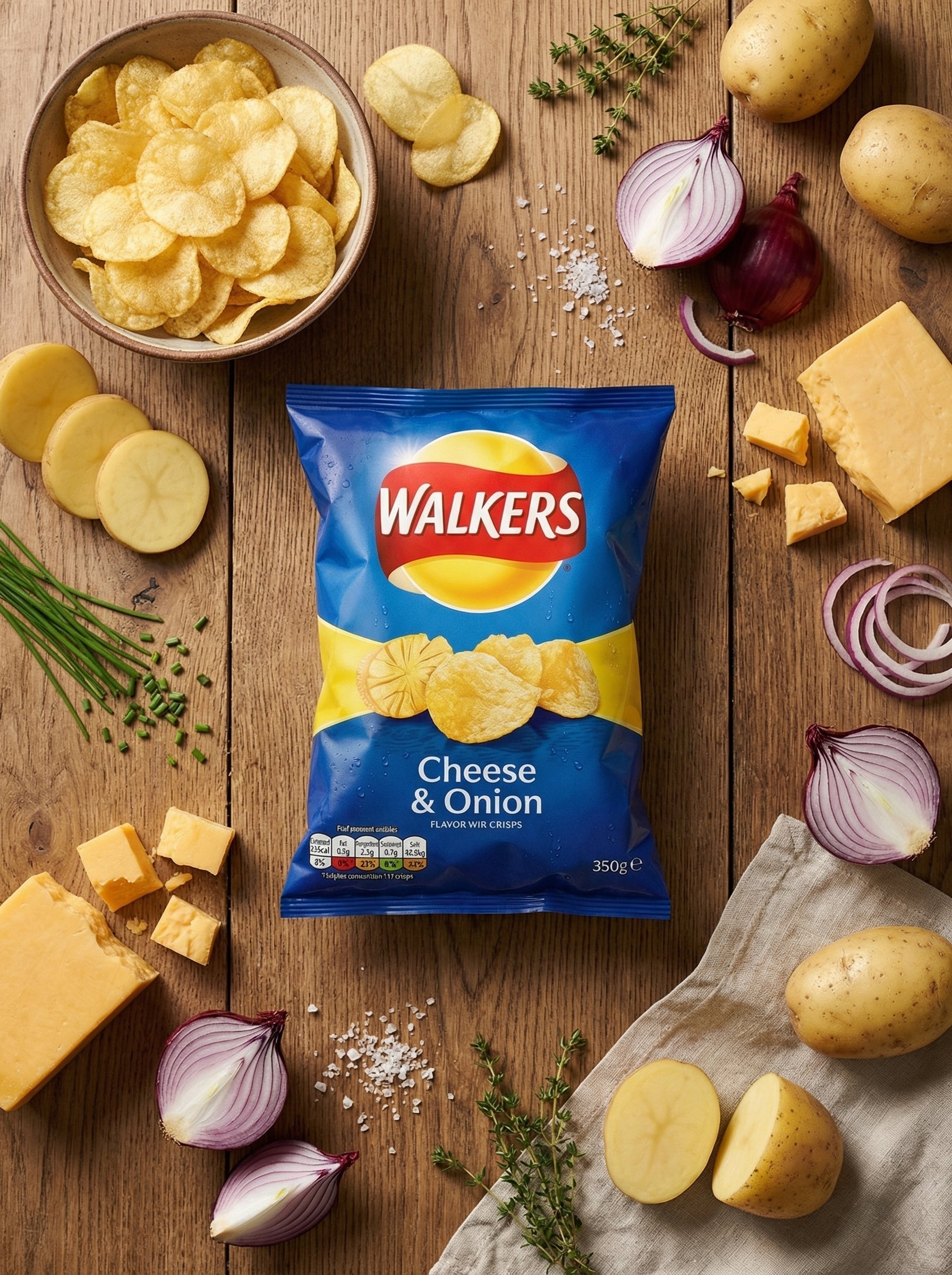 Walkers Crisps 32.5g (Ready Salted / Cheese & Onion)