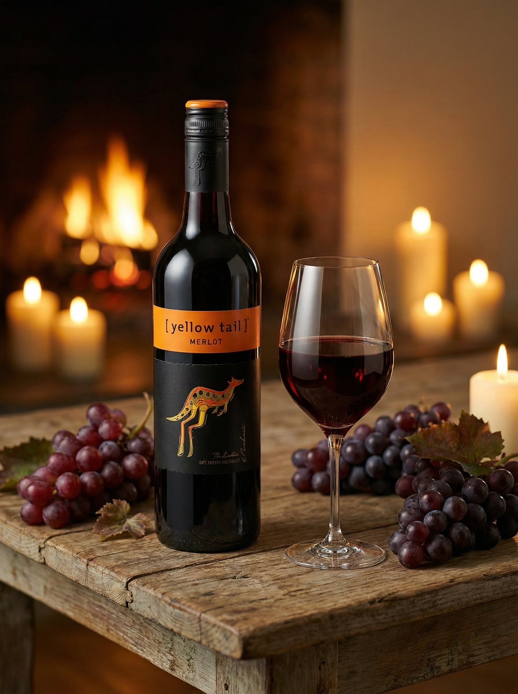 Yellow Tail Merlot Red Wine 750ml