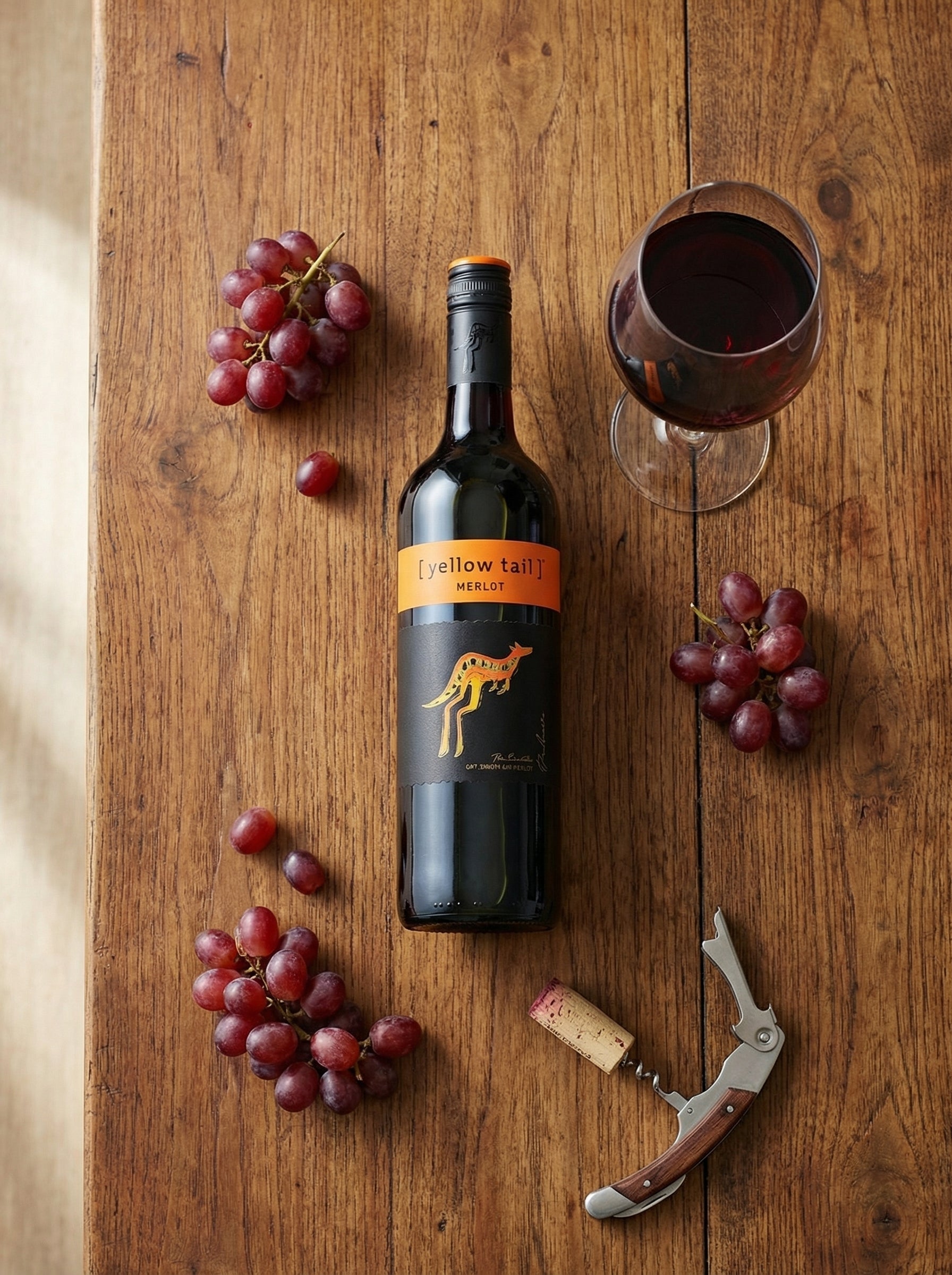 Yellow Tail Merlot Red Wine 750ml